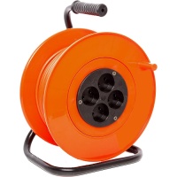 Удлинитель на катушке ПВС оранжевый 2*1,5 30м фото в интернет-магазине
