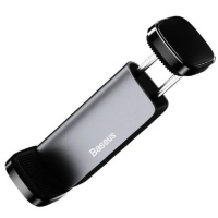Автомобильный держатель мобильного телефона Baseus Steel Cannon Air Outlet Car Mount Black SUGP-01  фото в интернет-магазине