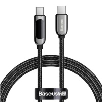 Кабель Baseus Display Fast Charging Data Cable Type-C to Type-C Black CATSK-B01 фото в интернет-магазине