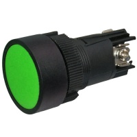 Кнопочный выключатель зелёный 220V 3A 3SA5-EH131 фото в интернет-магазине