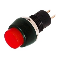 Кнопка красная 220V 1A PBS-20A фото в интернет-магазине