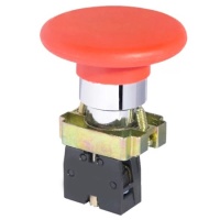 Кнопочный выключатель грибок без фиксации красный 600V 10A 3SA8-BR42 фото в интернет-магазине