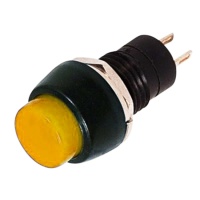 Кнопка жёлтая 220V 1A PBS-20A фото в интернет-магазине