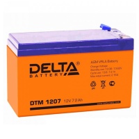 Аккумулятор свинцово-кислотный Delta 12V 7Ah фото в интернет-магазине