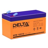Аккумулятор свинцово-кислотный Delta 12V 1.2Ah фото в интернет-магазине