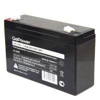 Аккумулятор свинцово-кислотный GoPower 6V 12Ah фото в интернет-магазине