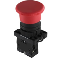Кнопочный выключатель грибок без фиксации красный 600V 10A LXA2 фото в интернет-магазине