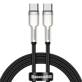 Кабель Baseus Cafule Series Metal Data Cable Type-C to Type-C Black CATJK-C01