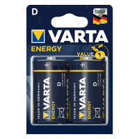 Батарейка Varta ENERGY LR20 D BL2 Alkaline 1.5V фото в интернет-магазине