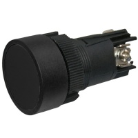 Кнопочный выключатель без фиксации чёрный 220V 3A 3SA5-EА121 фото в интернет-магазине