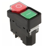 Выключатель кнопочный магнитный 4 контакта 220V DKLD DZ-6  фото в интернет-магазине
