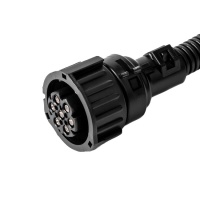Разъём прямой байонет 7 контактов для автомобильных фар и задних фонарей от интернет-магазина Tehno-power.ru