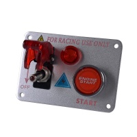 Автомобильная панель с индикатором, тумблером, реле и кнопкой Engine Start фото в интернет-магазине