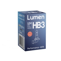 Автомобильная лампа галогенная HВ3 Lumen Performance +50% 12V- 65W P20d 9005 фото в интернет-магазине