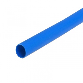 Термоусаживаемая трубка 2мм синяя 1 метр