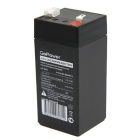 Аккумулятор свинцово-кислотный GoPower 4V 4.5Ah