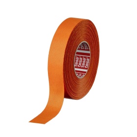 Изоляционная лента тканевая маслобензостойкая 19мм х 25м Tesa 51036 оранжевая